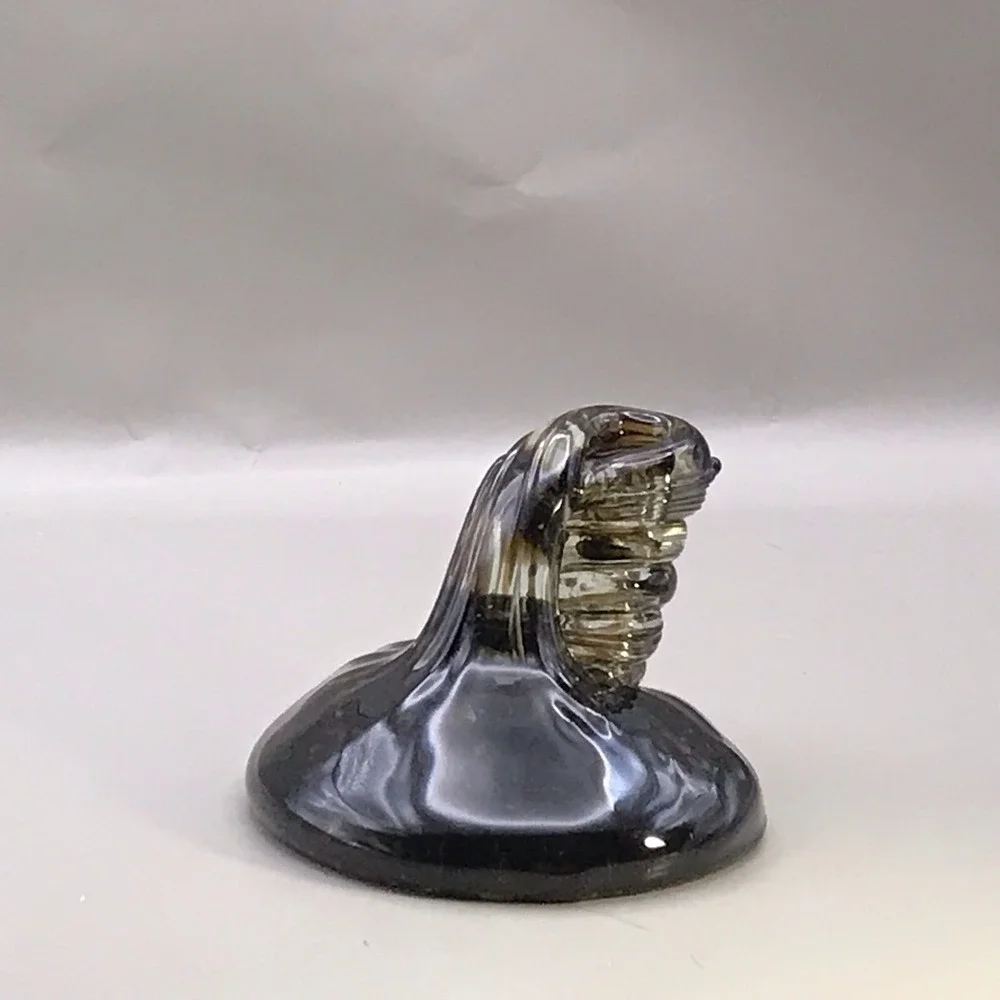 Glass Pen Holder And Paperweight Beautiful 4